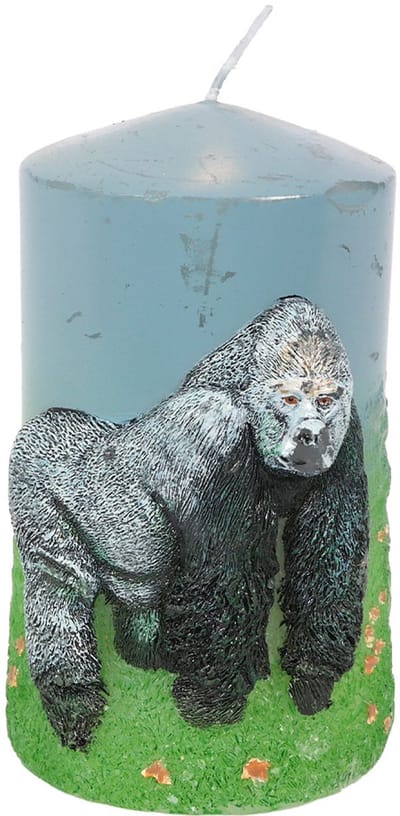 PIA Soft Toys - Gorilla kaars - 11 cm