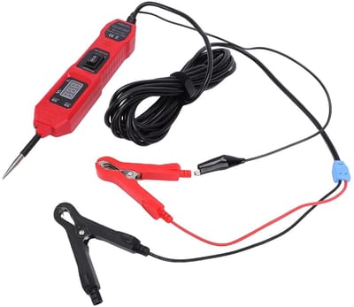 Autodiagnose Tester - Stroomtester Circuit - Voertuigonderhoud - LCD Spanningsweergave - 3-36V DC - Zwart