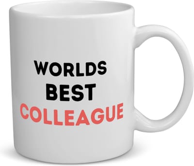 Akyol - worlds best colleague koffiemok - theemok - Collega - de beste collega - werknemers - verjaardagscadeau - verjaardag - cadeau - afscheidscadeau - geschenk - leuke cadeau - kado - gift - 350 ML inhoud
