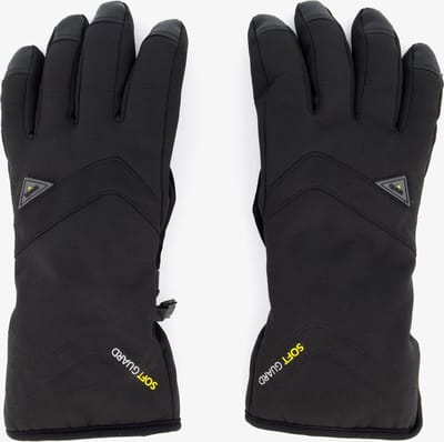 Kjelvik heren softshell skihandschoenen zwart - Maat M
