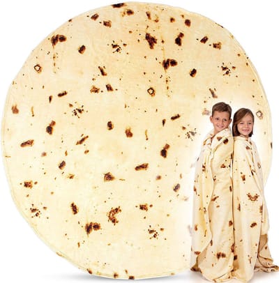 Baby Fleece Dekentje 120x120 cm - Zachte Knuffeldoek als Grappig Cadeau - Voor Babyshowers en Feestjes - Ook Leuk voor Dieren - Wit