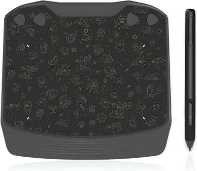 DnA® Tekentablet - Teken Tablet - Tekenpad - Zwart - 19cm x 18cm x 1cm