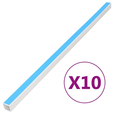 vidaXL - Kabelgoot - zelfklevend - 40x25 - mm - 10 - m - PVC