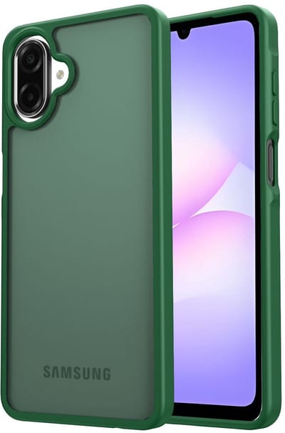 Hoesje Geschikt voor Samsung Galaxy A07 - Matte Back Cover - Groen