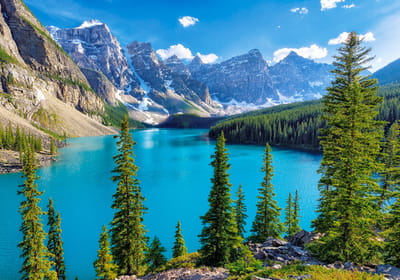 Castorland puzzel Moraine Lake Canada - 500 stukjes legpuzzel.