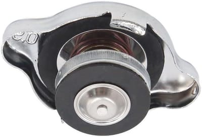 Unifizz Grijze Radiator Caps Universele Draagbare Zilveren Tone Metal Radiator Cap Cover voor Auto Truck