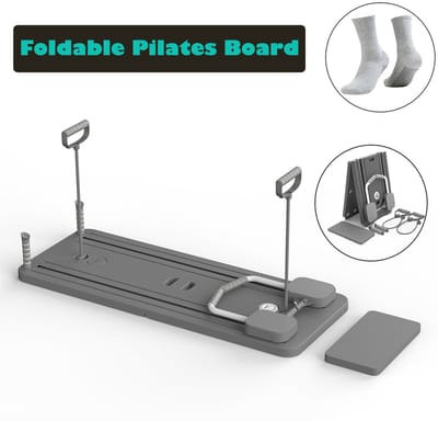 Pilates Reformer 4-in-1 Pilates Trainer, Push-Up Buikspierroller