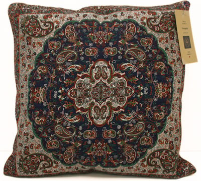M&R design sierkussen hoes woonkamer 50x50 enkelzijdig Perzisch zijde Persepolis