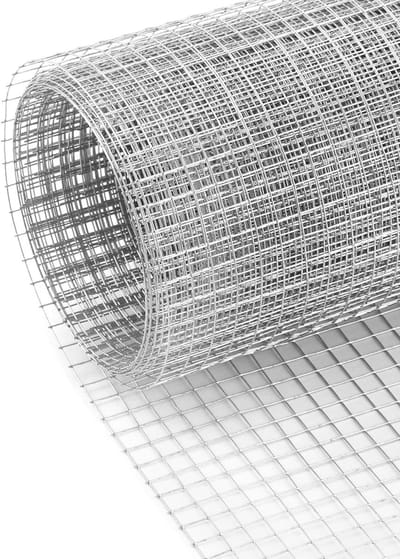 Allecta - Fijnmazig gaas van metaal voor konijnenhokken en tuinen - 30 cm x 6 m - Duurzaam en veelzijdig