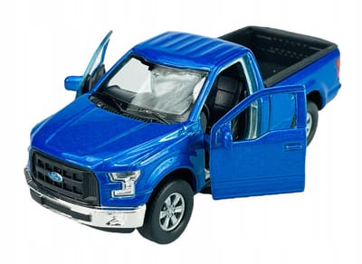 Welly Ford F-150 Regular Cab 1:34 Blauw Metalen Speelgoedauto