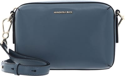 MANDARINA DUCK Leren Schoudertas Luna Crossover Stormy Weather Donkergrijs