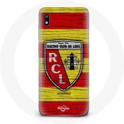 Coque - maniacase - Samsung Galaxy A10 - Jaune et rouge - Souple - Protection et décoration noir