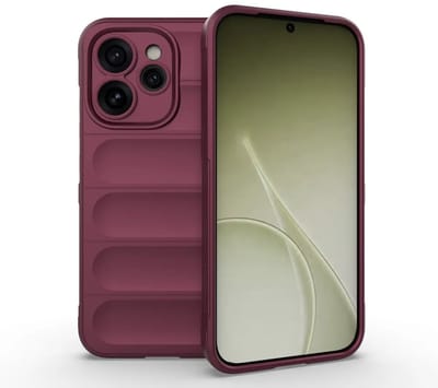 MobyDefend Hoesje - Geschikt voor Oppo Reno15 Pro - TPU Gripcase - Donkerpaars