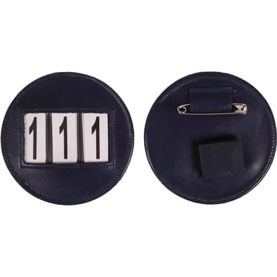 QHP Startnummer Modeste Rond Navy - One size size