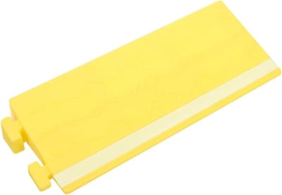 Drempel Oprit - Rubber helling - Robotstofzuiger toegang - Eenvoudige installatie - 27x10x4 cm - Geel