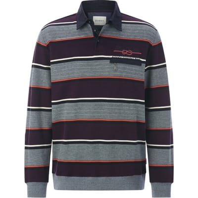 Babista herren Sweatshirt - 44/46 - donkerblauw - Plus Size