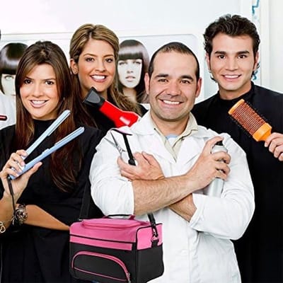 Professionele Salon Haartools Tas met Grote Capaciteit voor Kappers - Cosmetica Organizer met Accessoire Tassen en Opbergruimte