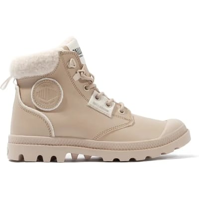 PALLADIUM Pampa Hi Snow Warm dameslaarzen enkellaars leer 94380-235-M beige tan