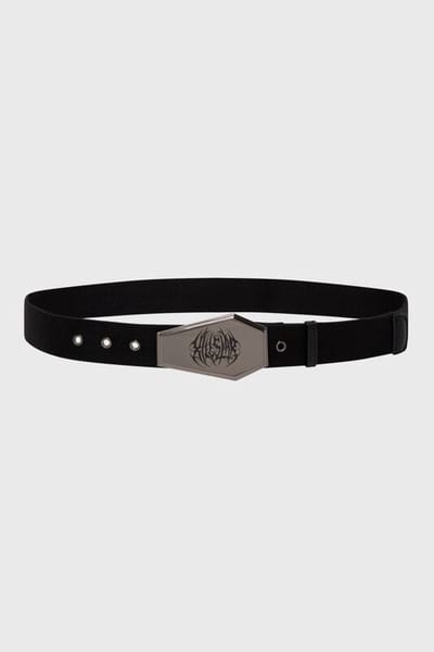 Killstar - Gothic Riem - Shadowmark Coffin Buckle Belt - voor Mannen - zwart