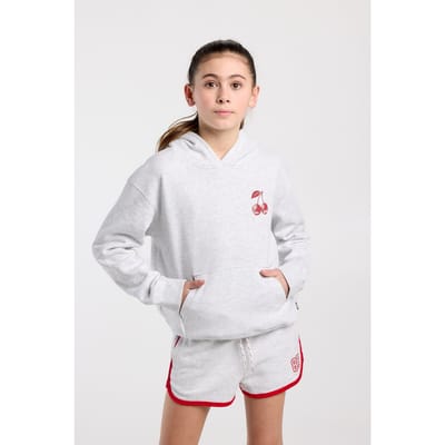 America Today Sabrina Hood Jr Light Grey Melange Maat: 146/152 | Sportkleding Outlet | Unisex | Grijs