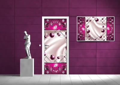 Pink Diamond Abstract Modern Photo Wallcovering