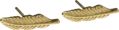 Lauren Sterk Amsterdam - oorbellen veer - goud verguld - E-coating