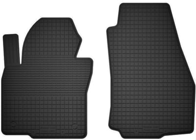 Wielganizator BasicProtect Serie - Voorste Rubber Automattenset - Mitsubishi Pajero Pinin SUV - Antislip - Gemakkelijk Schoon te Maken