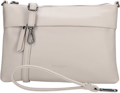 Beagles Tarragona Crossbodytas - Schoudertas - Schouderband - Clutch - Imitatieleer - Lichttaupe