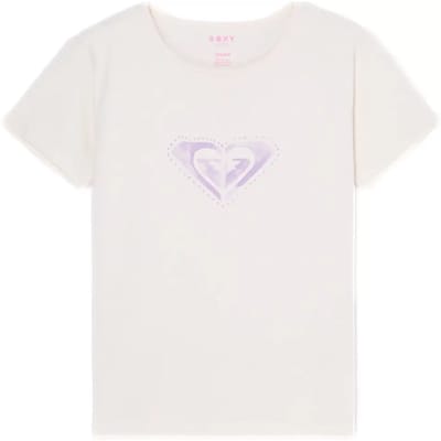 Roxy Lilyregular Nig T-shirt Met Korte Mouwen Wit 10 Years Meisje