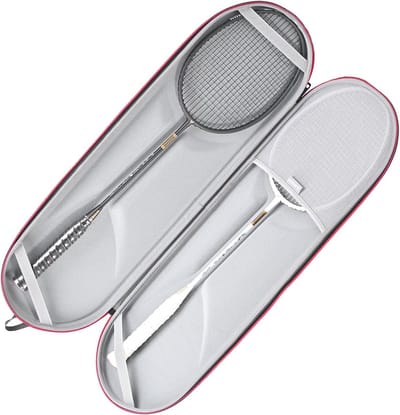 Badminton Racket Tas voor 2 Rackets en Badmintonballen - Duurzame Bescherming met YKK Rits, Ideaal voor Sport en Training