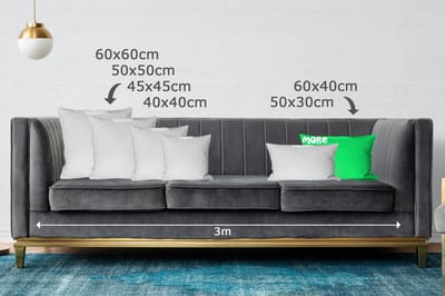 Sierkussens - Kussentjes Woonkamer - 60x40 cm - Amor - Valentijn - Groen - Tekst