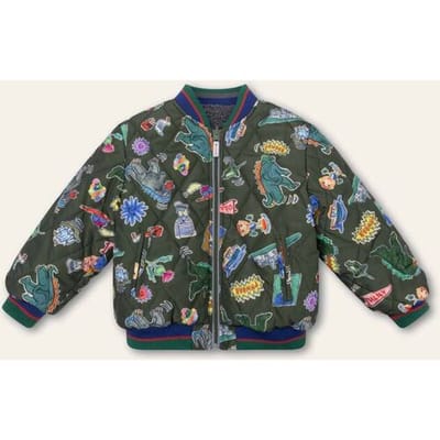 Oilily Callum Omkeerbare Jas- maat104/4yr Rifle Groen