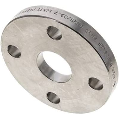 Losse Flens DN25-PN10 RVS 1.4571 DIN 2642 Volledig Materiaal