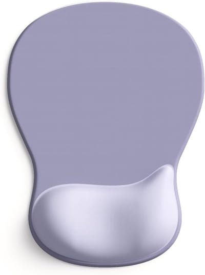 Muismat - Ergonomische Muismat - Muismat Zachte Gel - Gaming Muismat - Muismat met Polssteun - met polsondersteuning - antislip - voor - thuis - spel -decoratie - Paars