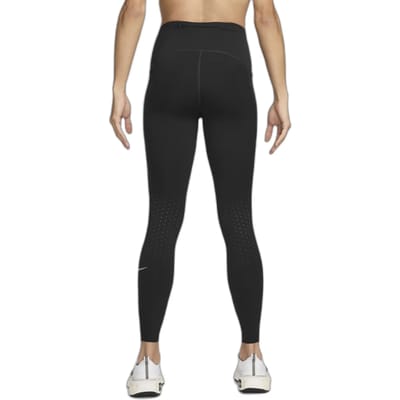 Nike Swift High-waisted 7/8 Leggings Leggings Dames - Zwart - Maat 44 - Katoen Jersey