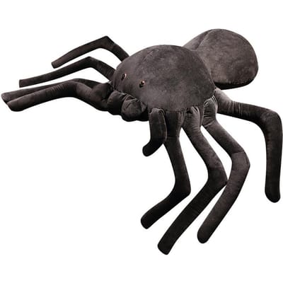 30-80cm Zwarte Spin Pluche Speelgoed Spoof Simulatie Spin Pop Leuk Levensgetrouw Spin Pluche Huisdecoratie Kinderen Speelgoed Verjaardagscadeaus 25x40cm