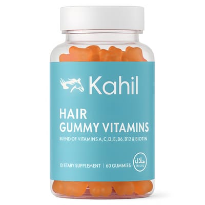 Kahil - Haar Vitamines Gummies - Biotin - 60 Gummies - Bevordert Haargroei - Haaruitval - Baard