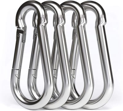 Roestvrijstalen Carabiner voor M4/M5/M6/M8/M10/M12 - Duurzaam, Lichtgewicht en Veilig Bevestigen