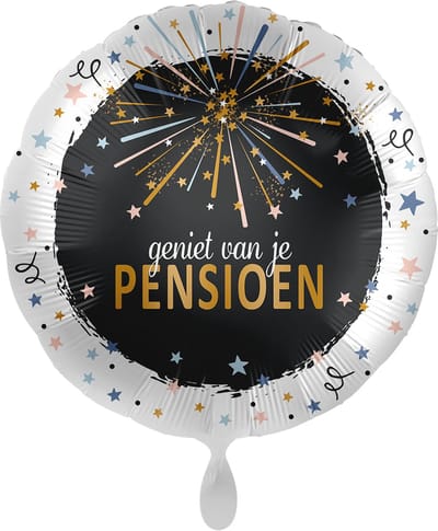 Folieballon Pensioen - felicitatie