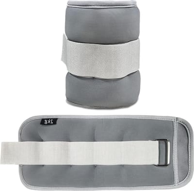 Voet-polsgewichten 05 kg tot 2 kg - Fitnessset voor benen en armen - 1 paar - Beweging enkels voor fitness - Hardlopen joggen gym aerobics