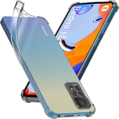 ebestStar - Hoes geschikt voor Xiaomi Redmi Note 11 Pro, 5G, Silicone Slim Cover Case, Versterkte Hoeken en Randen hoesje, Transparant