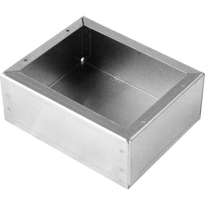 Hammond Electronics 1444-45351 1444-45351 Chassisbehuizing (l x b x h) 114 x 89 x 25 mm Aluminium Natuur 1 stuk(s)