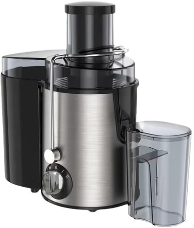 MK Elektrische Sapcentrifuge – Krachtige Fruitpers met Brede Vulopening (6,5 cm) – Juicer voor Groenten en Fruit
