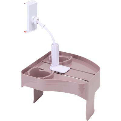 Plateau de table pour jacuzzi avec porte-gobelet et téléphone Étanche Antidérapant Porte-boisson pour piscine et spa gray