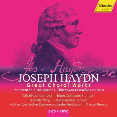 Helmuth Rilling, Gächinger Kantorei Stuttgart, Bachcollegium Stuttgart - Haydn: Great Choral Works (The Creation | The Seasons | The Seven Last Words Of Christ) (5 CD)
