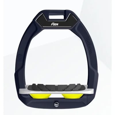 Veilige stijgbeugels Paars/Grijs/Geel Flex-On Safe-On