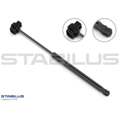Gasveer, motorkap STABILUS 645787 links