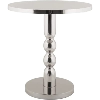 Leitmotiv Bijzettafel Sheen - Zilver - 39.5x39.5x43cm - Scandinavisch
