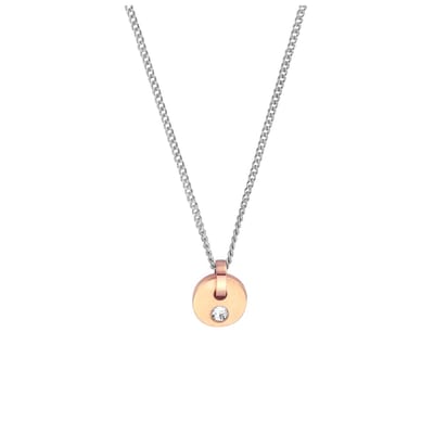 Esprit ESNL00552242 Mind - collier - Staal roségoudverguld - Zilver en rosékleurig