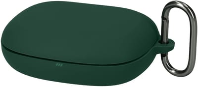 kwmobile cover voor oordopjes case - geschikt voor JBL Endurance Peak 4 - Trendy beschermhoes draadloze oordopjes in donkergroen